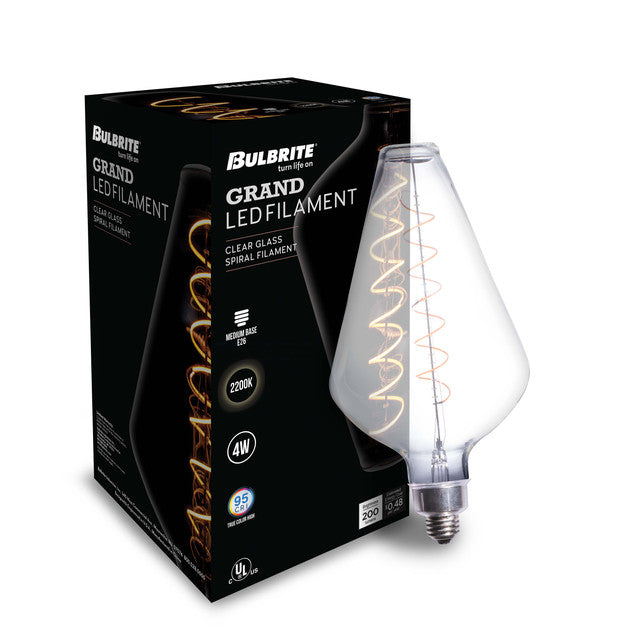 776305 - Grand Filaments DIA Oversized LED Light Bulb - 4 Watt - 2200K