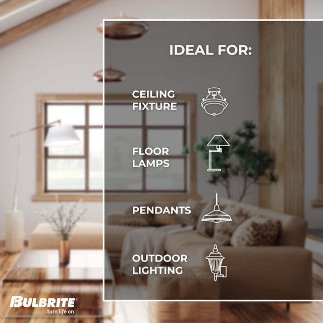 776316 - Grand Filaments ICEBERG Oversized LED Light Bulb - 4 Watt - 2000K