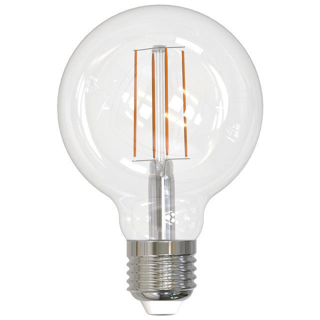 776694 - Filaments Dimmable G25 LED Light Bulb - 7 Watt - 2700K - 8 Pack