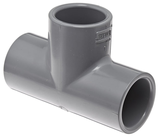 Spears 801-010C - CPVC Pipe Fitting, Tee, Schedule 80, 1" Socket