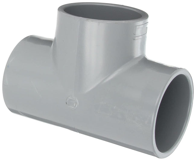 Spears 801-012C - CPVC Pipe Fitting, Tee, Schedule 80, 1-1/4" x 1" Socket