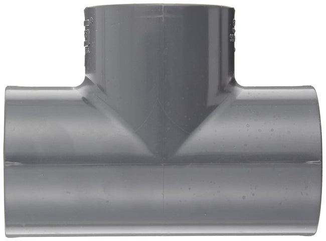 801-020 - PVC Pipe Fitting, Tee, Schedule 80, 2" Socket
