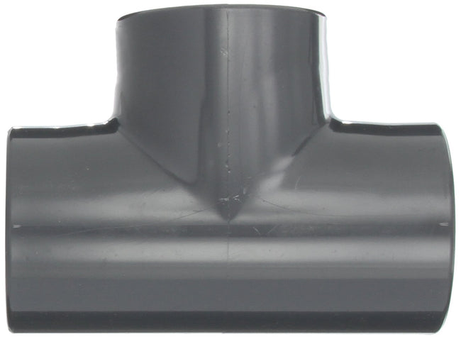 801-025 - PVC Pipe Fitting, Tee, Schedule 80, 2-1/2" Socket