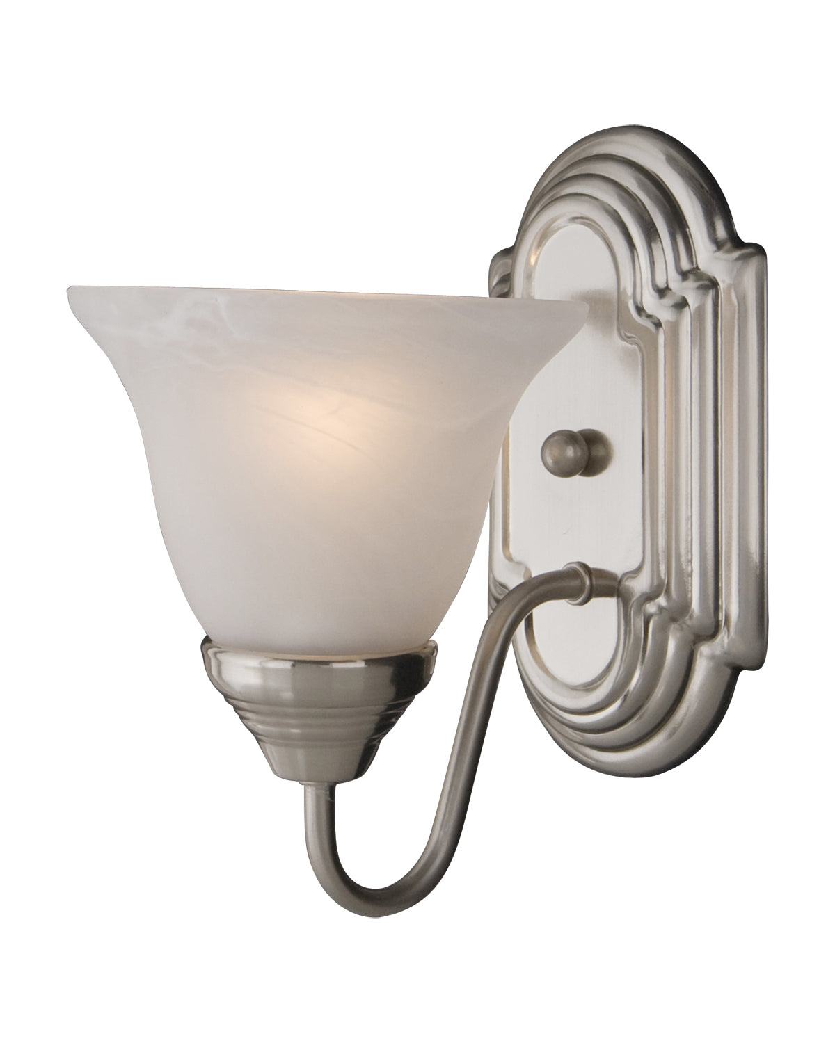 8011MRSN - 1 Light Essentials - 801x 6" Wall Sconce - Satin Nickel