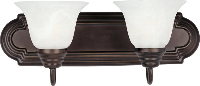 8012MROI - 2 Light Essentials - 801x 18" Vanity Light - Oil Rubbed Bronze