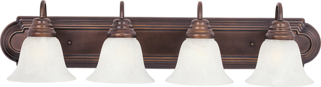 8014MROI - 4 Light Essentials - 801x 30" Vanity Light - Oil Rubbed Bronze