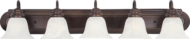 8015MROI - 5 Light Essentials - 801x 36" Vanity Light - Oil Rubbed Bronze