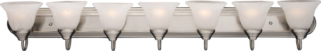 8016MRSN - 7 Light Essentials - 801x 48" Vanity Light - Satin Nickel