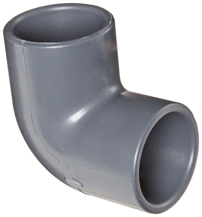 806-005 - PVC Pipe Fitting, 90 Degree Elbow, Schedule 80, 1-1/2" Socket