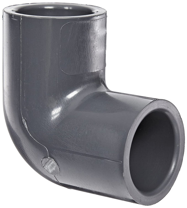 806-007 - PVC Pipe Fitting, 90 Degree Elbow, Schedule 80, 3/4" Socket