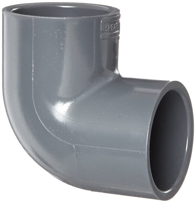 806-010 - PVC Pipe Fitting, 90 Degree Elbow, Schedule 80, 1" Socket
