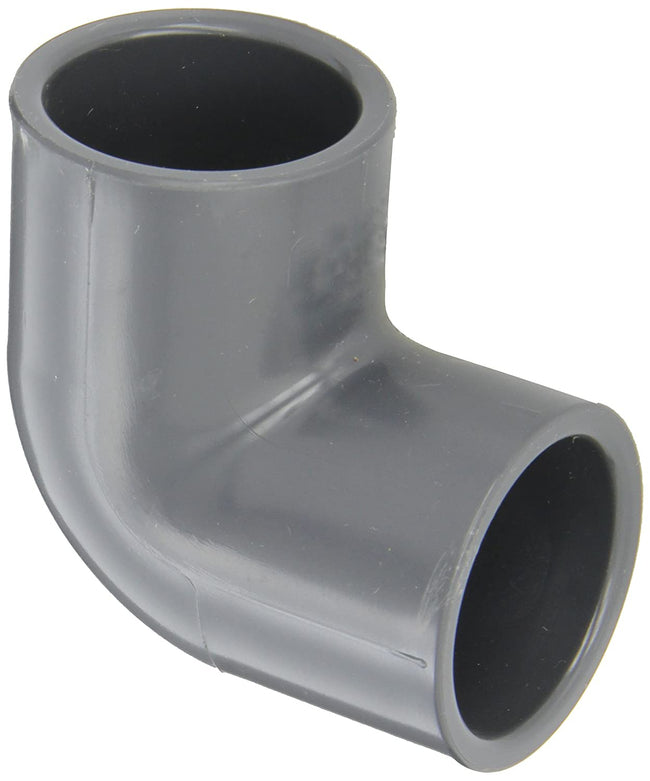 806-012 - PVC Pipe Fitting, 90 Degree Elbow, Schedule 80, 1-1/4" Socket