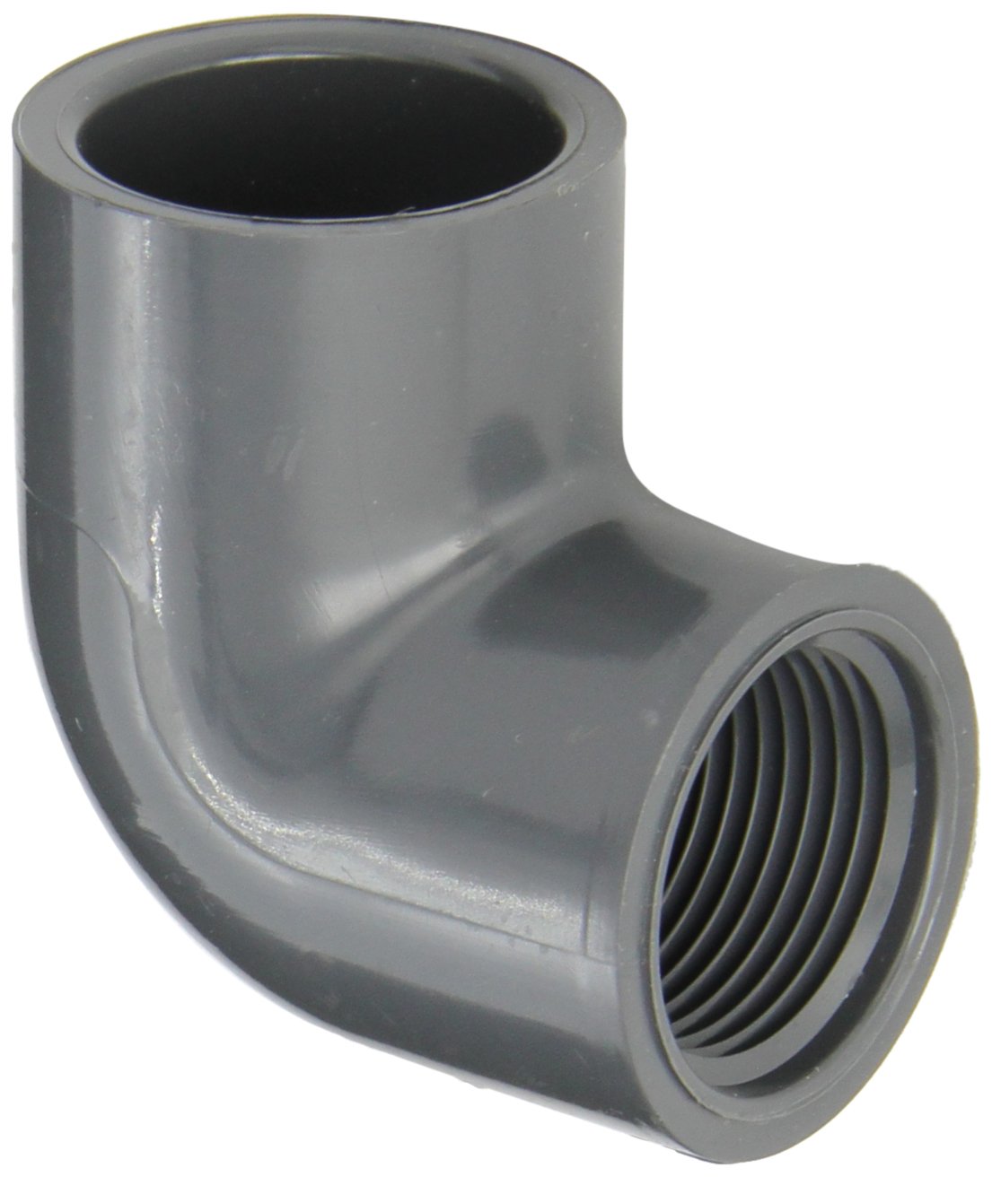 807-015 - 1-1/2" PVC Schedule 80 90 Degree Elbow (S x FPT)