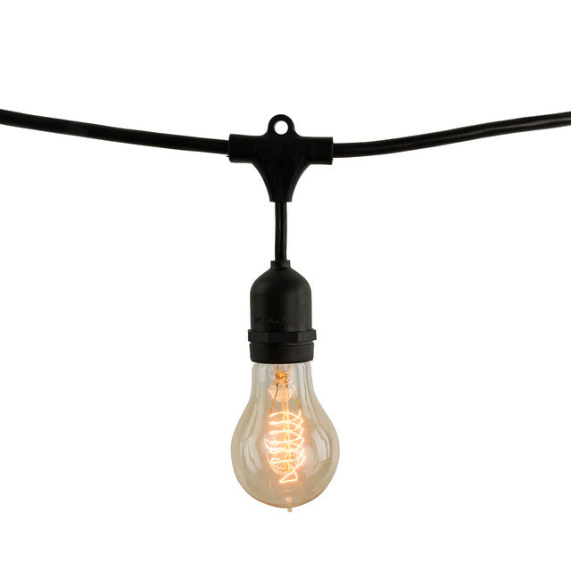 810004 - 15 Light 48' String Light with 25 Watt Nostalgic LED Bulbs