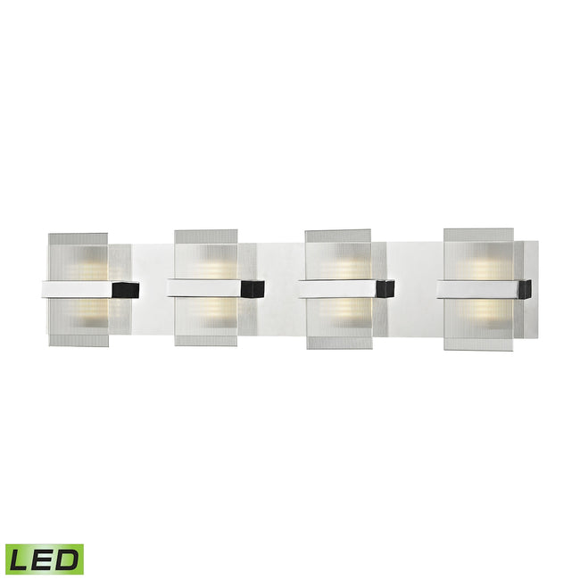 ELK Lighting 81142/LED - Desiree 28" Wide 1-Light Vanity Sconce in Polished Chrome with Clear Lined