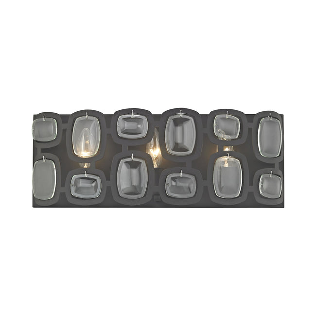 ELK Lighting 81161/3 - Monserrat 20" Wide 3-Light Vanity Sconce in Oil Rubbed Bronze with Clear Glas