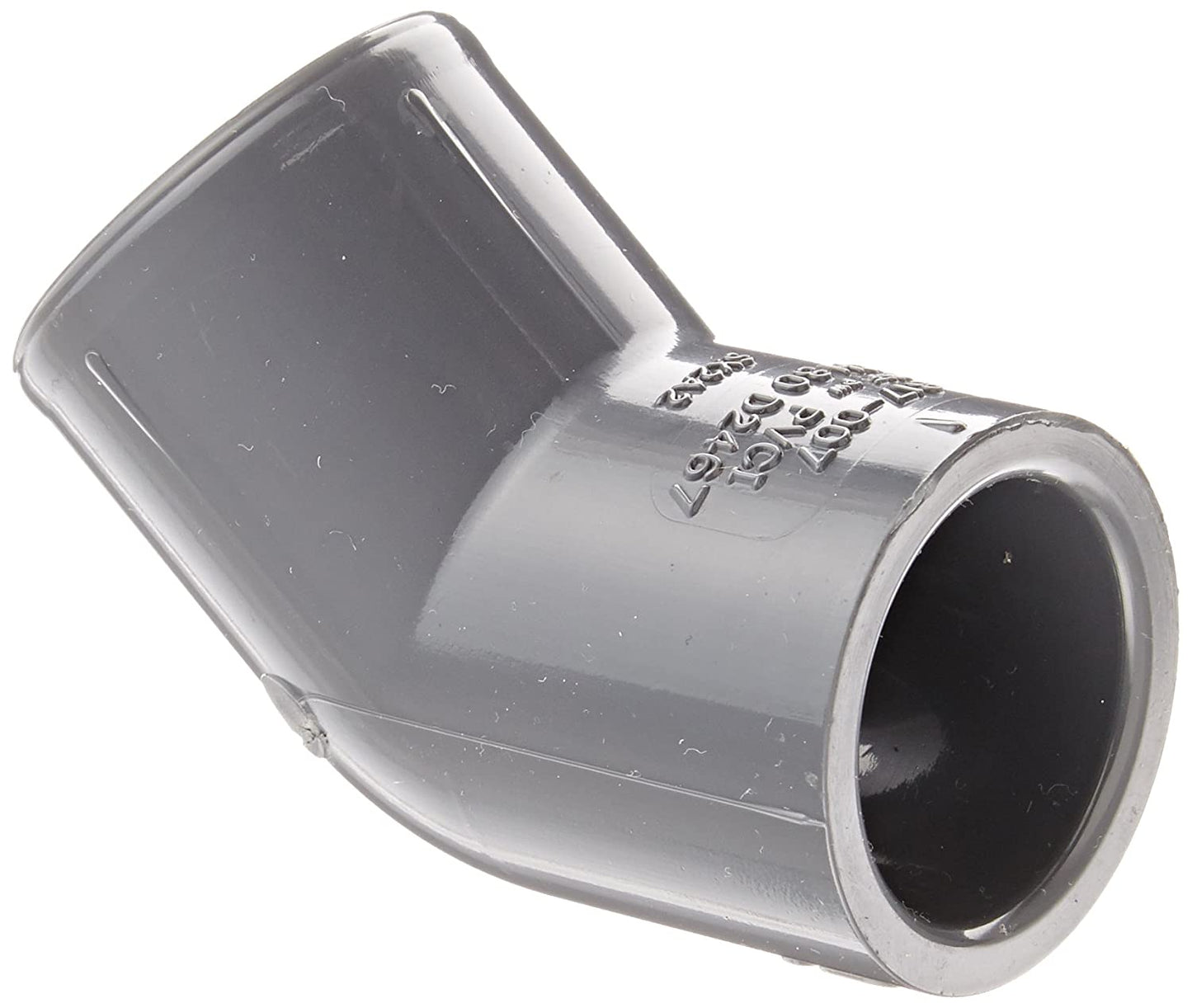 817-007 - PVC Pipe Fitting, 45 Degree Elbow, Schedule 80, 3/4" Socket