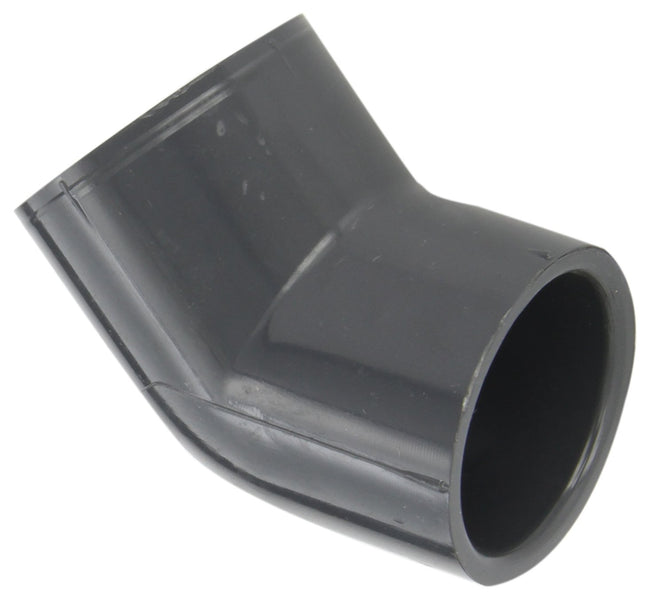 817-015 - PVC Pipe Fitting, 45 Degree Elbow, Schedule 80, 1-1/2" Socket