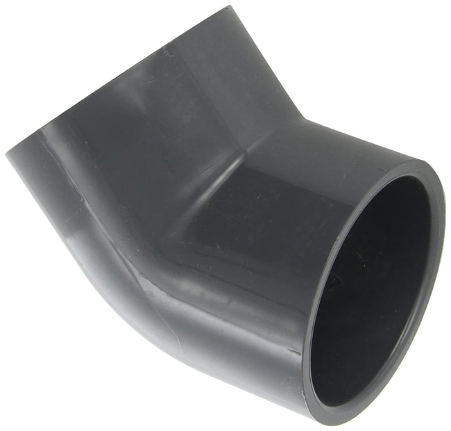 817-030 - PVC Pipe Fitting, 45 Degree Elbow, Schedule 80, 3" Socket