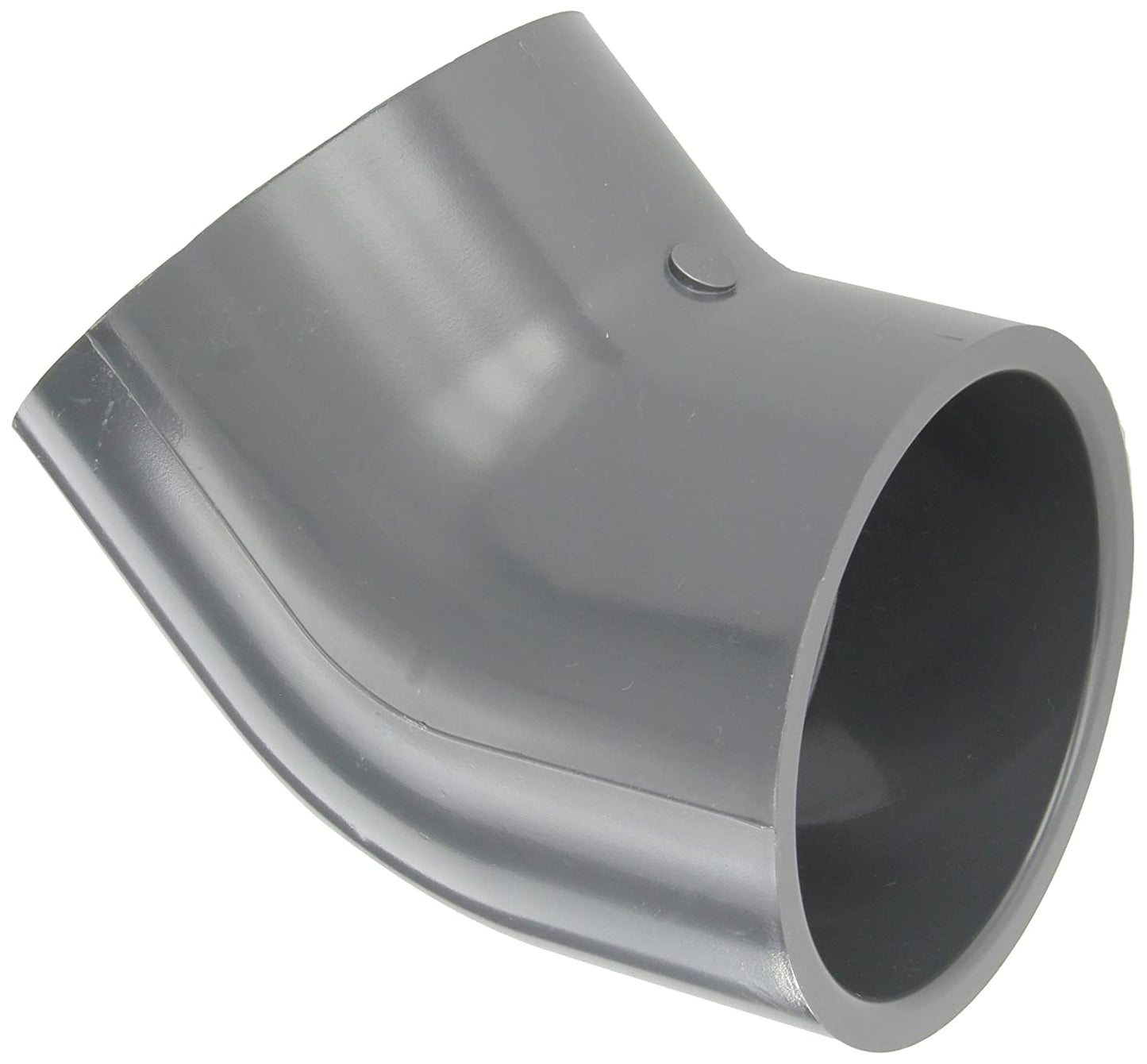 817-040 - PVC Pipe Fitting, 45 Degree Elbow, Schedule 80, 4" Socket
