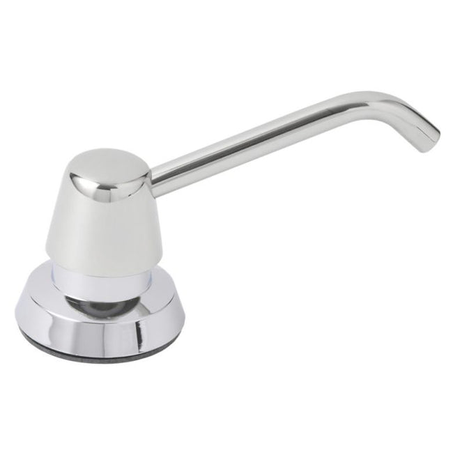 Bobrick 8221 - 4" Spout, Top-Fill 20oz. Manual Liquid Soap Dispenser in Polished Stainless Steel