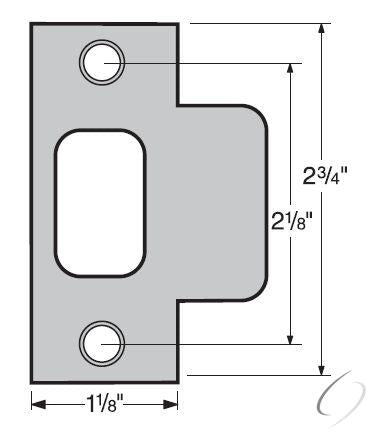 83028-019 T Strike Satin Nickel Finish – SupplyStop.com