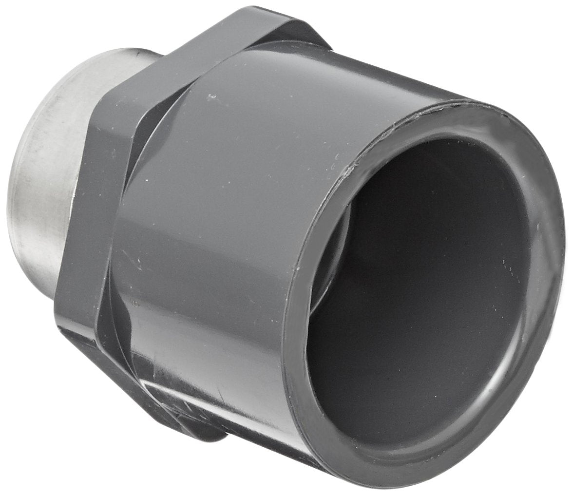VENTRAL Schedule 80 PVC Pipe - 1 Inch X 1FT, Grey, Heavy Duty