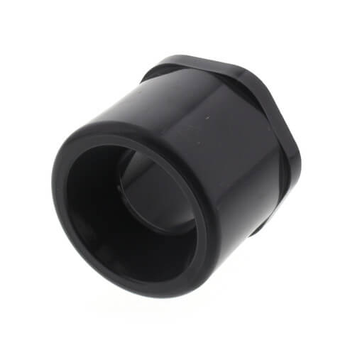 837-210 - PVC Pipe Fitting, Bushing, Schedule 80, 1-1/2" Spigot x 3/4" Socket