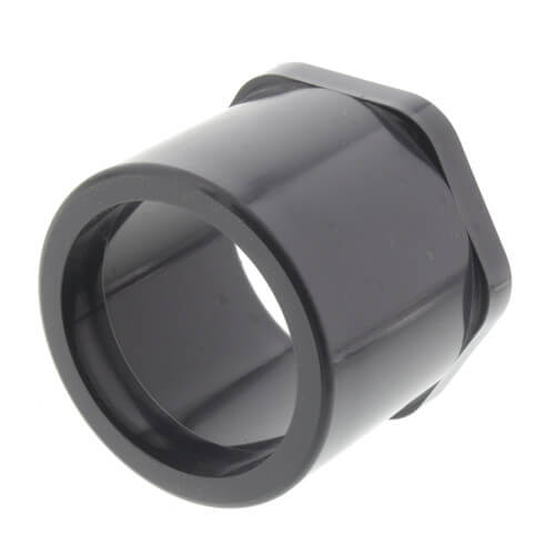 837-212 - PVC Pipe Fitting, Bushing, Schedule 80, 1-1/2" Spigot x 1-1/4" Socket