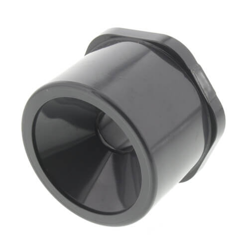 837-247 - PVC Pipe Fitting, Bushing, Schedule 80, 2" Spigot x 1/2" Socket