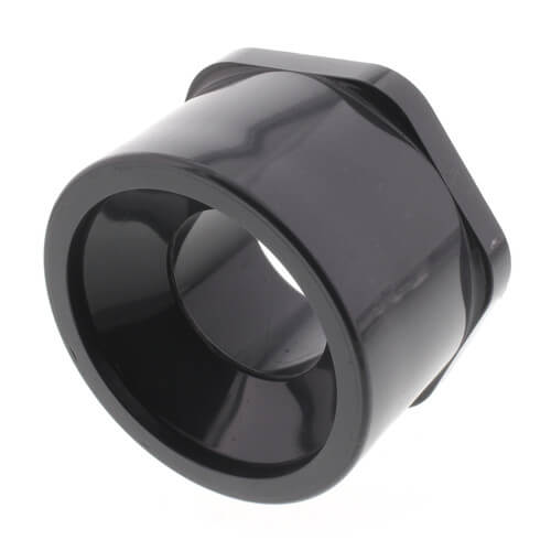 837-337 - PVC Pipe Fitting, Bushing, Schedule 80, 3" Spigot x 1-1/2" Socket