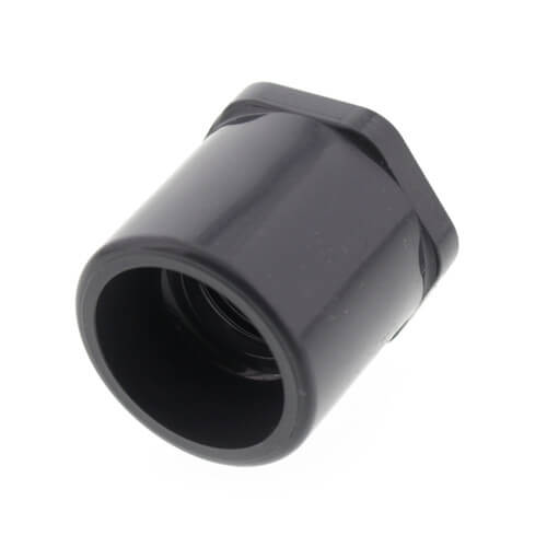 838-130 - PVC Pipe Fitting, Bushing, Schedule 80, 1" Spigot x 1/2" NPT Female