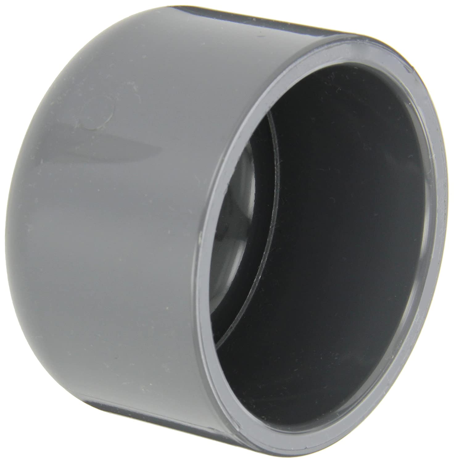 847-040 - PVC Pipe Fitting, Cap, Schedule 80, 4