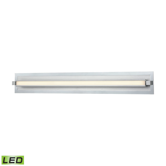 ELK Lighting 85122/LED - Kiara 37" Wide 1-Light Vanity Sconce in Frosted and Polished Nickel and Sat
