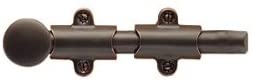 8512US10B 12" Surface Bolt with 3 Strikes Oil Rubbed Bronze Finish