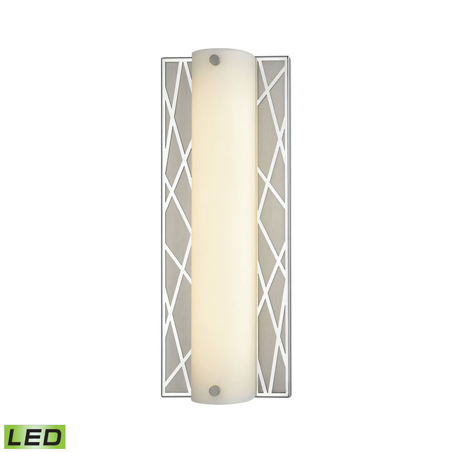 ELK Lighting 85130/LED - Captiva 5" Wide 1-Light Vanity Sconce in Polished Stainless and Matte Nicke