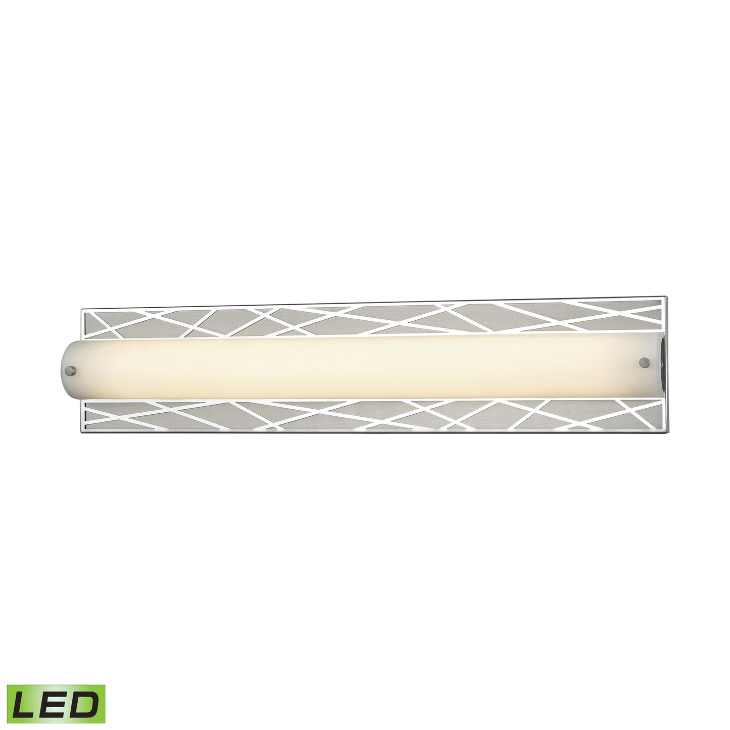 ELK Lighting 85131/LED - Captiva 25" Wide 1-Light Vanity Sconce in Polished Stainless and Matte Nick