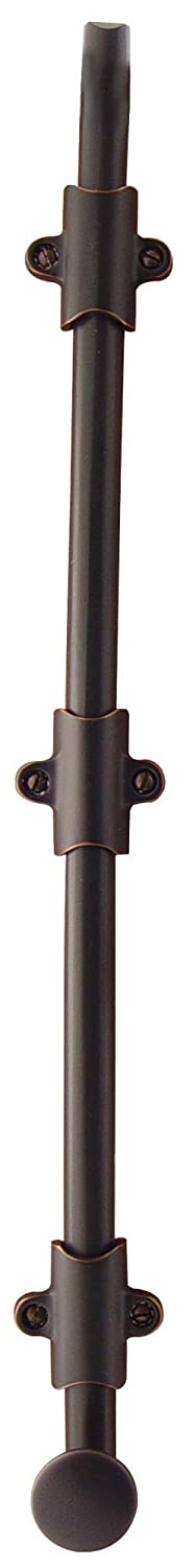 8513US10B 18" Surface Bolt with 3 Strikes Oil Rubbed Bronze Finish