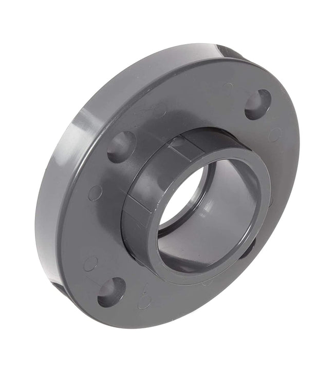 854-020 - PVC Pipe Fitting, Van Stone Flange, Class 150, Schedule 80, Gray, 2" Socket