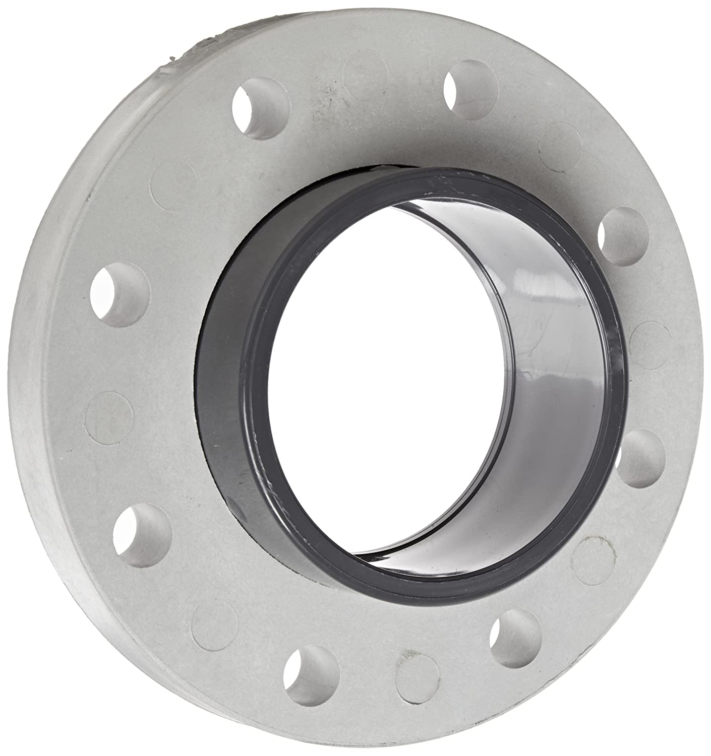 854-040 - Glass-Filled PVC Pipe Fitting, Van Stone Flange, Class 150, Schedule 80, 4" Socket