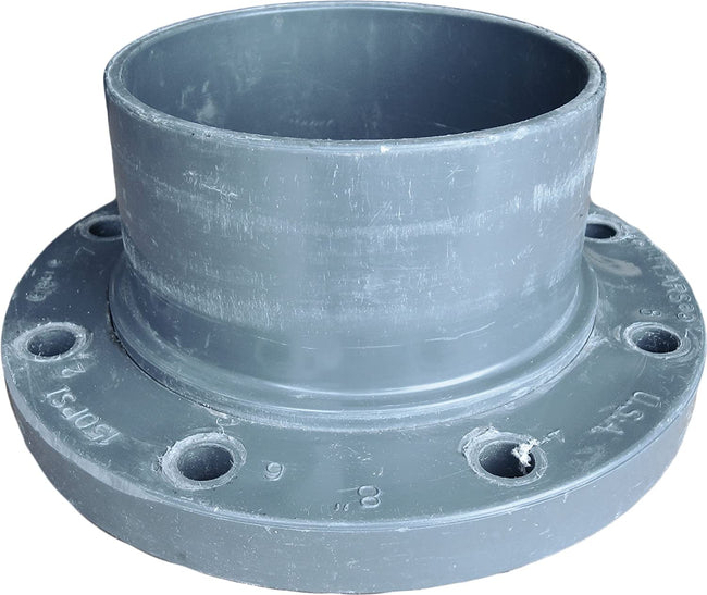 854-080 - Glass-Filled PVC Pipe Fitting, Van Stone Flange, Class 150, Schedule 80, 8" Socket