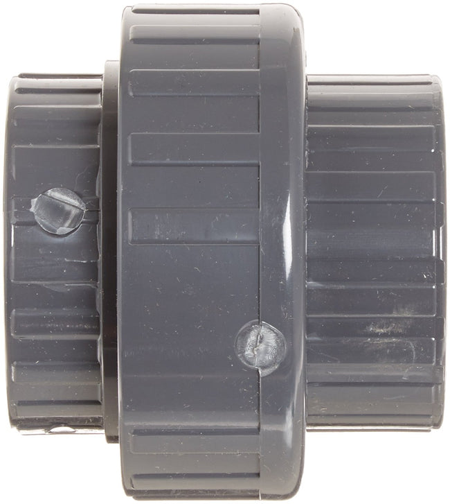 857-020 - PVC Pipe Fitting, Union with Viton O-Ring, Schedule 80, 2" Socket
