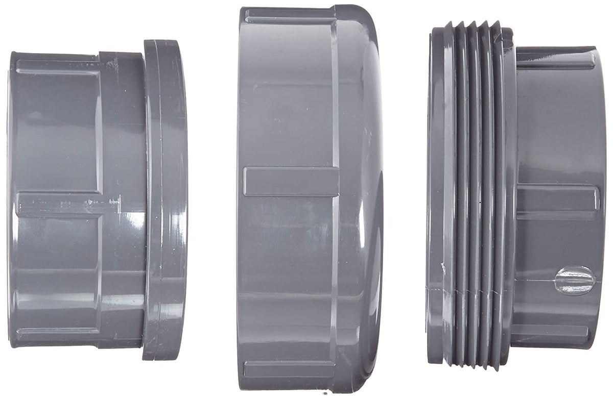 Union Pvc 4in 857-040 - PVC Pipe Fitting, Union with Viton O-Ring, Schedule 80, 4