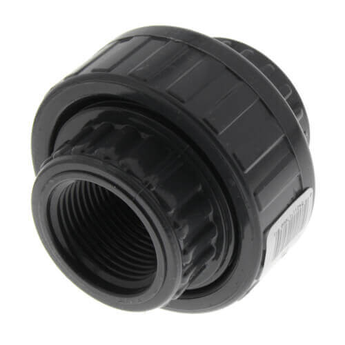 858-015 - 1-1/2" PVC Sch. 80 Union With Viton O-Ring Seal (FPT x FPT