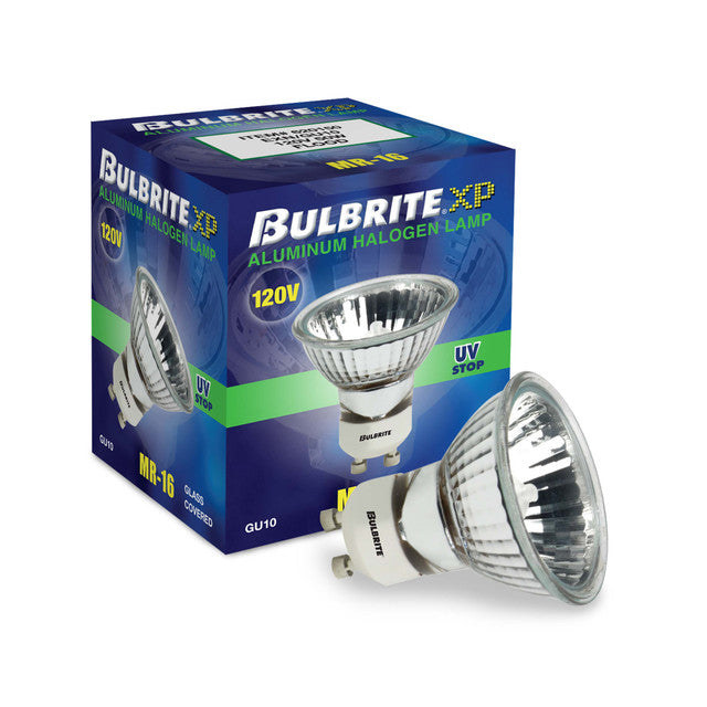620150 - MR16 Clear Halogen Light Bulb with GU10 Base - 36 Degree Beam Spread - 50 Watt - 6 Pack