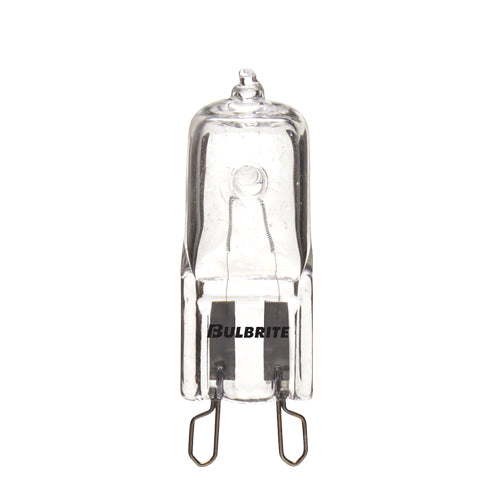 654020 - T4 Clear Halogen Bi-Pin Light Bulb - 20 Watt - 5 Pack