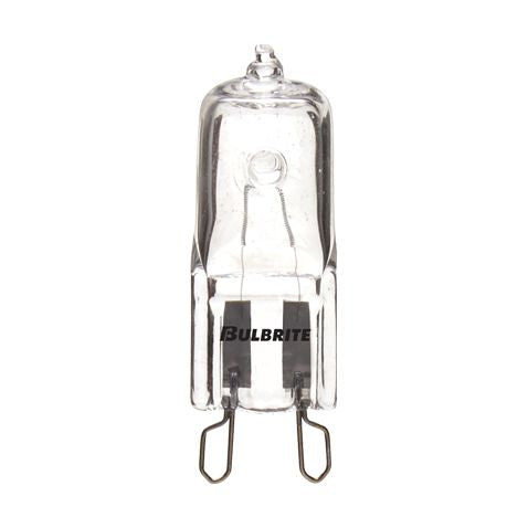 654050 - T4 Clear Halogen Bi-Pin Light Bulb - 50 Watt - 5 Pack