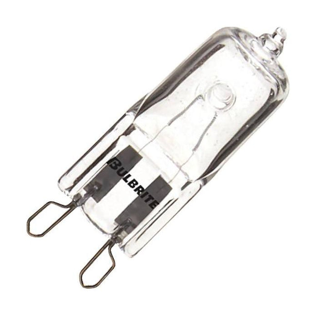 654050 - T4 Clear Halogen Bi-Pin Light Bulb - 50 Watt - 5 Pack