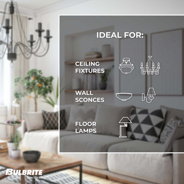 654075 - T4 Clear Halogen Bi-Pin Light Bulb - 75 Watt - 5 Pack