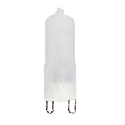654076 - T4 Frosted Halogen Bi-Pin Light Bulb - 75 Watt - 5 Pack